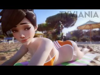 overwatch 3d hentai animation | overwatch hentai porn 3d tracer shakes his ass (tiviania)