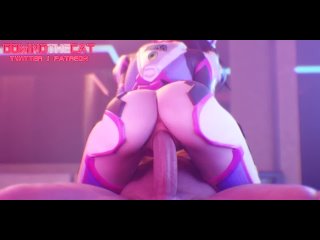 overwatch 3d hentai animation | overwatch hentai porn 3d d va riding, (dominothecat)