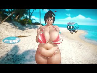 overwatch 3d hentai animation | overwatch hentai porn 3d mei (banskinator)