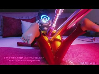 overwatch 3d hentai animation | overwatch hentai porn 3d tracer squirting by dildo machine. made by meltrib