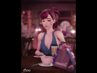 overwatch 3d hentai animation | overwatch hentai porn 3d two looks.